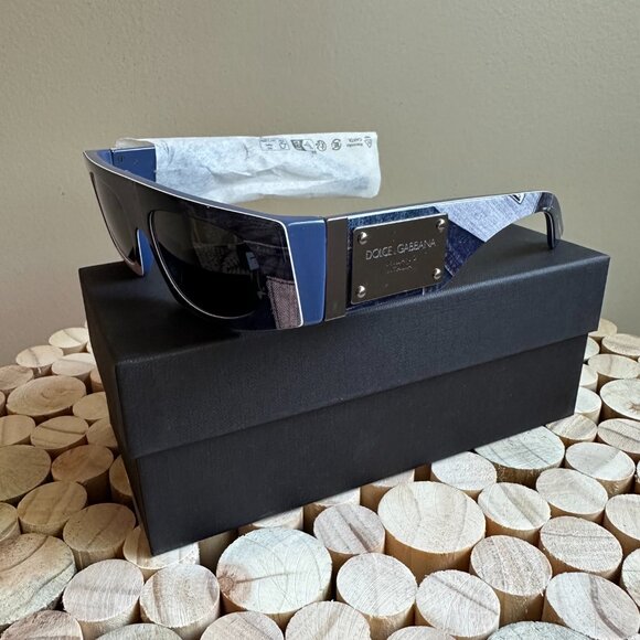{NIB} DOLCE & GABBANA Women's Sunglasses | DG 441 -340287 Denim - Picture 6 of 12